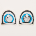 Термонаклейка «Глаза»: правый и левый, 3 × 3 см, овальный, цвет голубой, 100 шт. - Фото 3