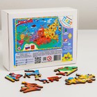 Пазл деревянный «Карта России» - Фото 5