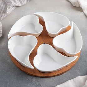 {{photo.Alt || photo.Description || 'УЦЕНКА Набор соусников на дерев подставке 5 шт "Эстет. Сердца"'}}