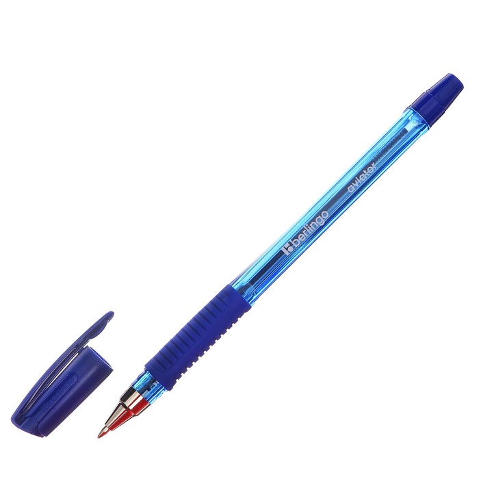Ручка шариковая Berlingo "Aviator", 0,7 мм, грип, синяя