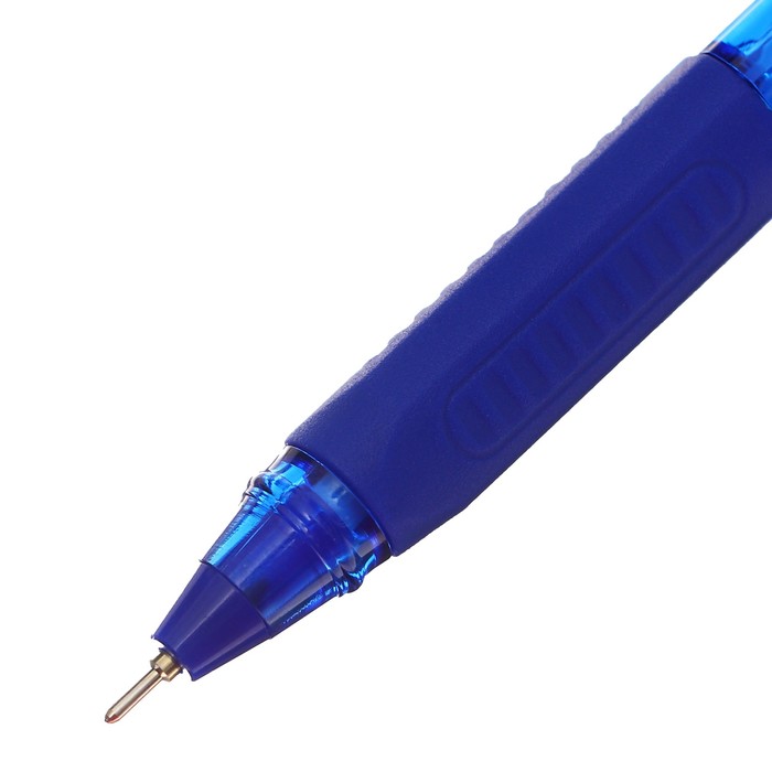 Ручка шариковая Berlingo "Triangle Fine", 0,3 мм, грип, синяя, трехгран