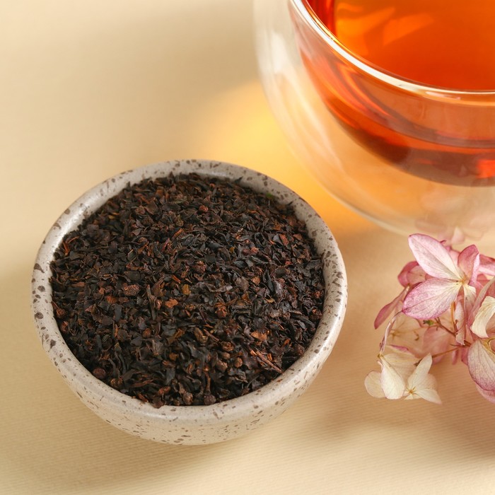 Чай чёрный «С 8 Марта» вкус: клубника, 50 г.