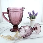 Набор для напитков Arya Home Victory, 4 бокала и кувшин, цвет розовый - Фото 2