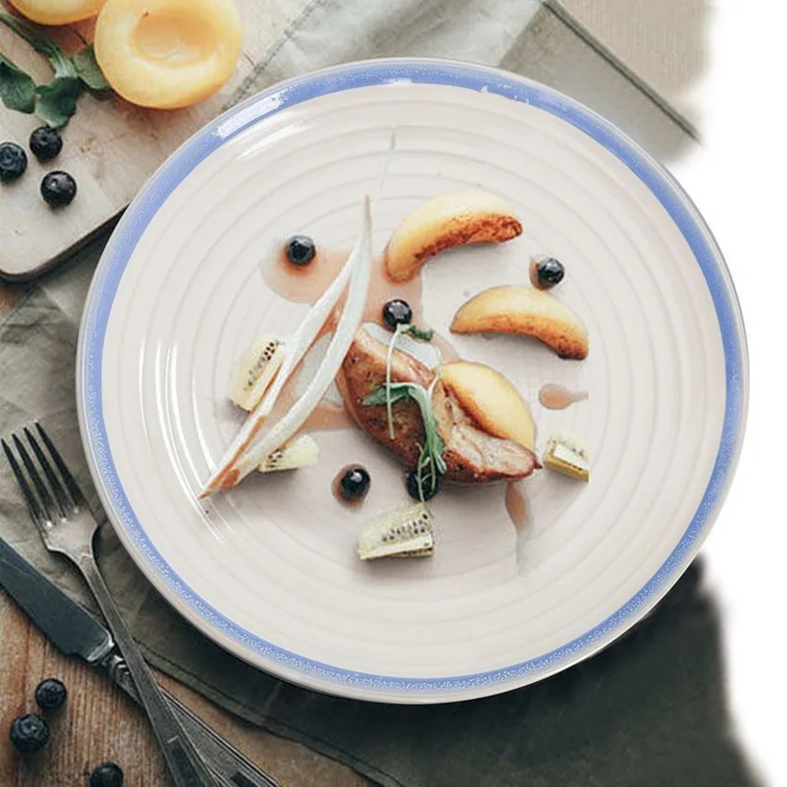 Набор посуды ARYA HOME COLLECTION Глиняный набор персональных тарелок Stoneware