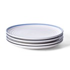 Набор тарелок Arya Home Stoneware, d=20.8 см, 4 шт, цвет голубой - Фото 2