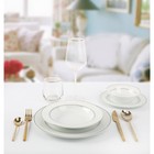 Набор посуды Arya Home Elegant Gisella, 24 предмета, цвет белый - Фото 2