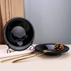 Тарелка глубокая Arya Home Globe, 6 шт, цвет чёрный - Фото 2