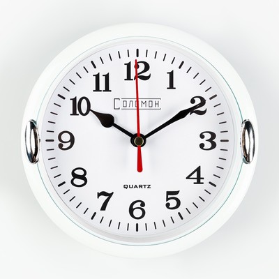 Часы настенные, серия: Классика, "Джессика", дискретный ход, 15 х 15 см, d-13 см
