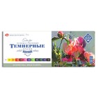 Краски темперные, набор 12 цветов × 18 мл, ЗХК «Мастер Класс» Колористика. Яркая палитра - Фото 2