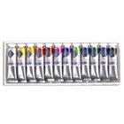 Краски темперные, набор 12 цветов × 18 мл, ЗХК «Мастер Класс» Колористика. Яркая палитра - Фото 4