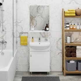 Комплект мебели для ванной Onika ЭКО 52 Тумба для ванной раковина шкаф-зеркало