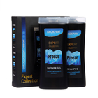 Подарочный набор мужской Expert Collection Freeze: шампунь, 250мл + гель для душа, 250мл - фото 321073205