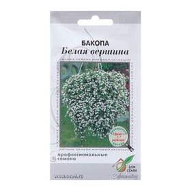 Семена цветов Бакопа "Белая вершина", 3 шт