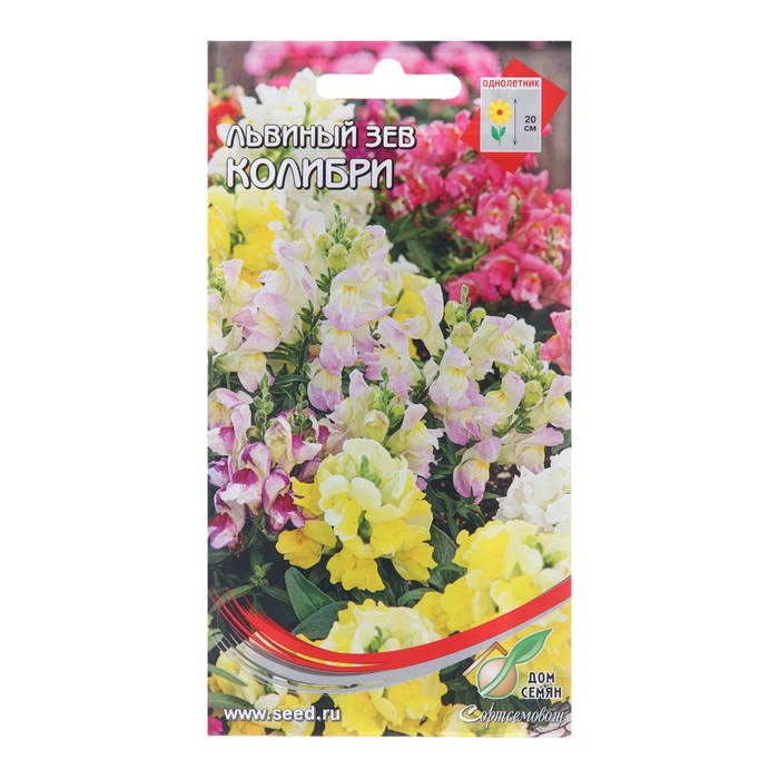 

Семена цветов Львиный зев "Колибри", 330 шт