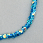 Бусины из стекла, набор 72 шт., размер 1 шт. — 8 мм, цвет голубой - Фото 4
