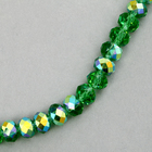 Бусины из стекла, набор 72 шт., размер 1 шт. — 8 мм, цвет зелёный - Фото 4