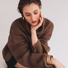 Браслет металл «Рельеф» широкий, 2.5 см, цвет золото - Фото 4