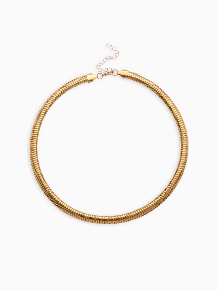 Чокер «Рельеф» узкий, 1 см, цвет золото, 47.5 см - Фото 1