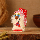 Оберег "Домовёнок", с балалайкой, 9 см, микс - фото 23641090