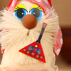 Оберег "Домовёнок", с балалайкой, 9 см, микс - фото 23641093