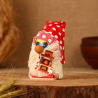 Оберег "Домовёнок", с печкой, 9 см, микс - фото 23641115