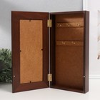 Ключница "Ключ" венге 16х31 см - фото 23652424