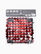 Панель с пайетками для фотозоны, круглые, 30×30 см, красная 9933289