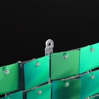Панель с пайетками для фотозоны, квадратные, 30*30см, цвет зеленый - Фото 4