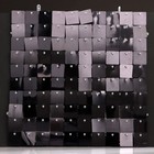 Панель с пайетками для фотозоны, квадратные, 30*30см, цвет черный - Фото 1