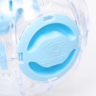 Шар для грызунов «Пижон», 14 см, с подсветкой, пластик, синий - Фото 3