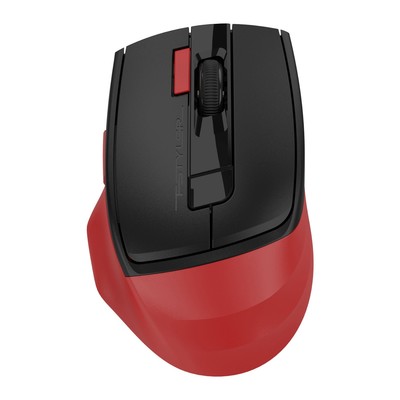 Мышь A4Tech Fstyler FG45CS Air, красно-чёрная, оптическая, 2000 dpi, silent, беспроводная, USB