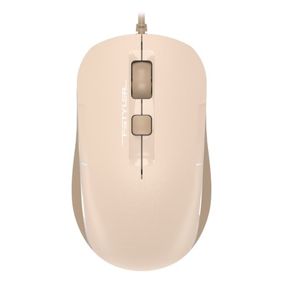 Мышь A4Tech Fstyler FM26S бежевый/коричневый оптическая (2000dpi) silent USB для ноутбука (   103385