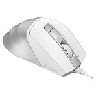 Мышь A4Tech Fstyler FM45S Air белый/серебристый оптическая (2400dpi) silent USB (7but) - Фото 3