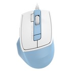 Мышь A4Tech Fstyler FM45S Air голубой/белый оптическая (2400dpi) silent USB (7but) - Фото 1
