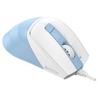 Мышь A4Tech Fstyler FM45S Air голубой/белый оптическая (2400dpi) silent USB (7but) - фото 51526819 Мышь A4Tech Fstyler FM45S Air голубой/белый оптическая (2400dpi) silent USB (7but) - фото 51526819