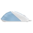 Мышь A4Tech Fstyler FM45S Air голубой/белый оптическая (2400dpi) silent USB (7but) - Фото 5