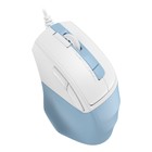 Мышь A4Tech Fstyler FM45S Air голубой/белый оптическая (2400dpi) silent USB (7but) - Фото 6