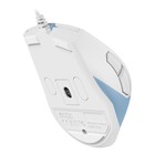 Мышь A4Tech Fstyler FM45S Air голубой/белый оптическая (2400dpi) silent USB (7but) - Фото 7