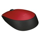Мышь Logitech M170 красный/черный оптическая (1000dpi) беспроводная USB (2but) - Фото 4