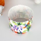 Форма для кулича и кекса бумажная «Павлины», 13.4×10 см, одноразовая, разноцветная - Фото 3