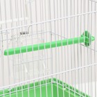 Клетка для птиц укомплектованная Bd-1/4f, 30 х 23 х 39 см, зелёная - Фото 5