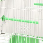Клетка для птиц укомплектованная Bd-1/2q, 30 х 23 х 39 см, зелёная - Фото 6