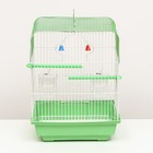 Клетка для птиц укомплектованная Bd-1/2q, 30 х 23 х 39 см, зелёная - Фото 8