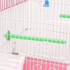 Клетка для птиц укомплектованная Bd-1/4f, 30 х 23 х 39 см, розовая - Фото 6