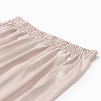 Пижама женская (рубашка, брюки) KAFTAN Silk «Полоска», цвет кремовый, размер 48-50