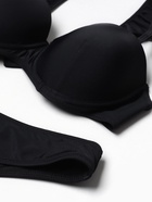 Купальник раздельный на завязках женский MINAKU, размер 46, чёрный - Фото 7