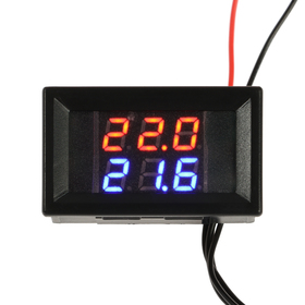 Термометр цифровой, ЖК-экран, провод 1.5 м, 45x26 мм, -20-100 °C