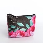 Кошелёк-монетница на молнии, 10×2.5×9 см, с цветочным принтом, МИКС - Фото 6