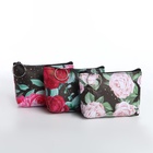 Кошелёк-монетница на молнии, 10×2.5×9 см, с цветочным принтом, МИКС - Фото 4