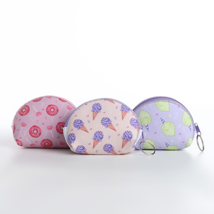 Кошелёк монетница детская на молнии, МИКС - Фото 1